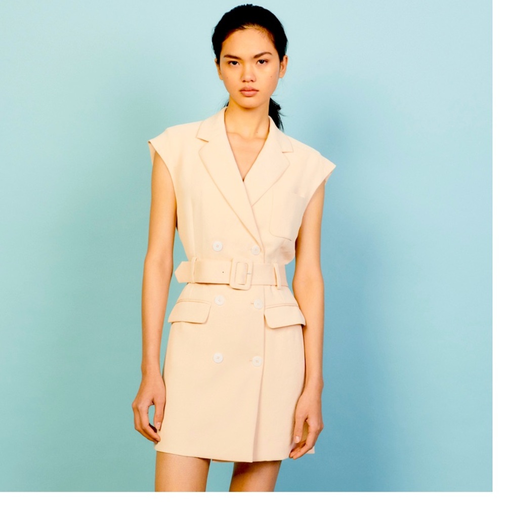 Sandro beige dress, business casual. New with tags!